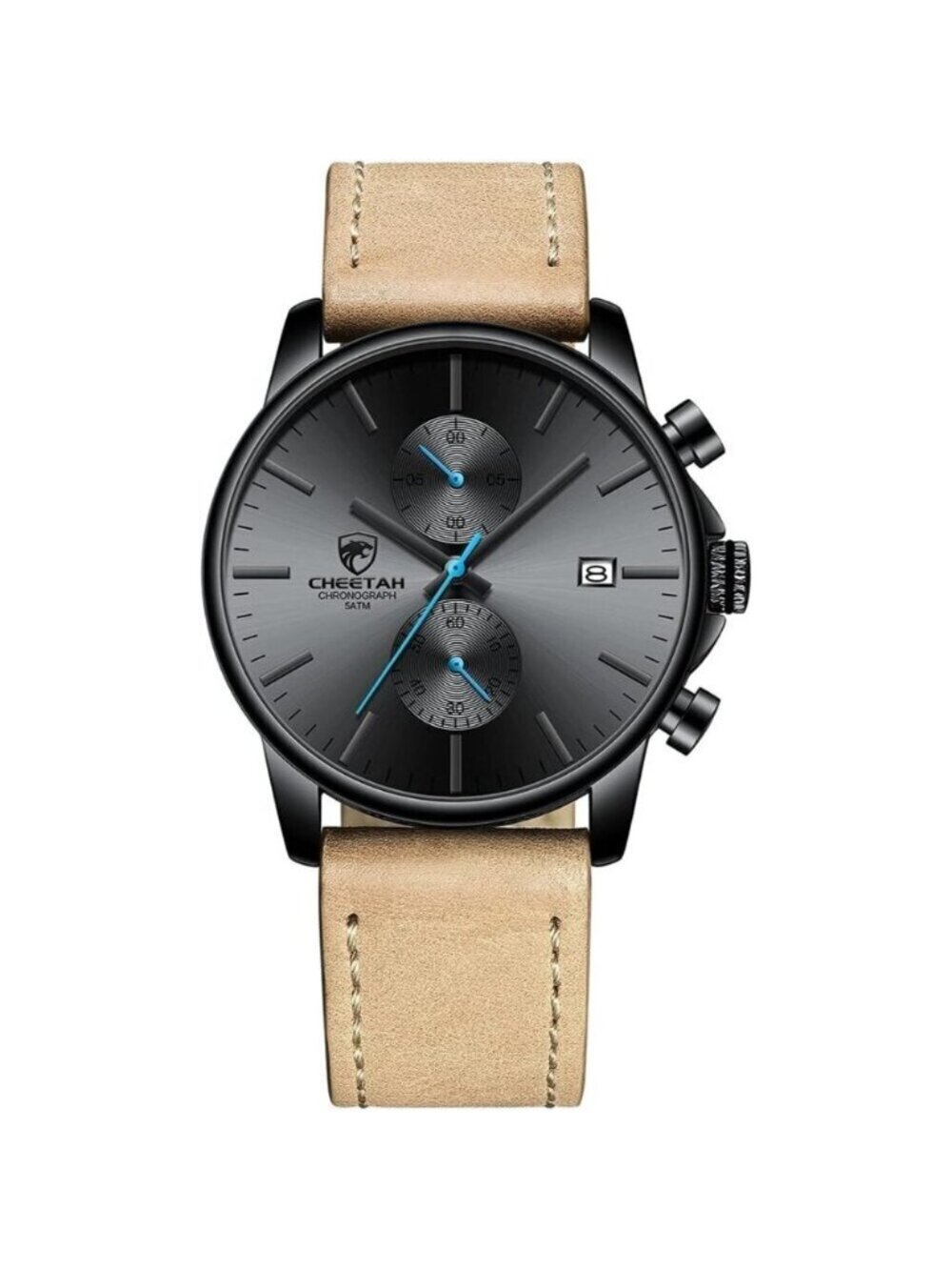 ⚡Tan Men’s Watch Fashion Sport Quartz Analog Mesh Stainless Steel Waterproof